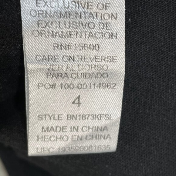 Democracy Ankle Skinny Jeans Womens Size 4 Low Rise Denim Black Jeans 28x27 - Picture 12 of 13